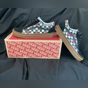 Vans Old Skool Cherry Checker Black Gum